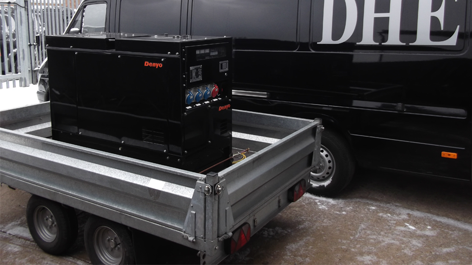 Cambridge Stage Hire 12.5KVA Generator